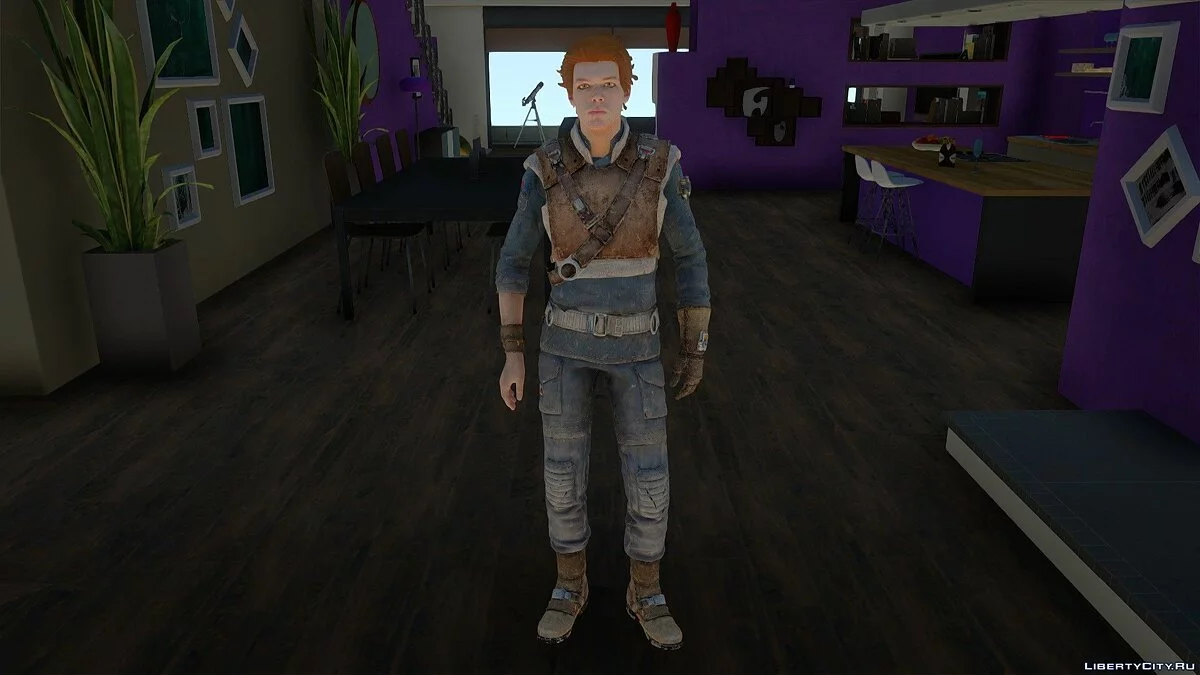Кэл Кестис из Star Wars Jedi: Fallen Order / GTA San Andreas