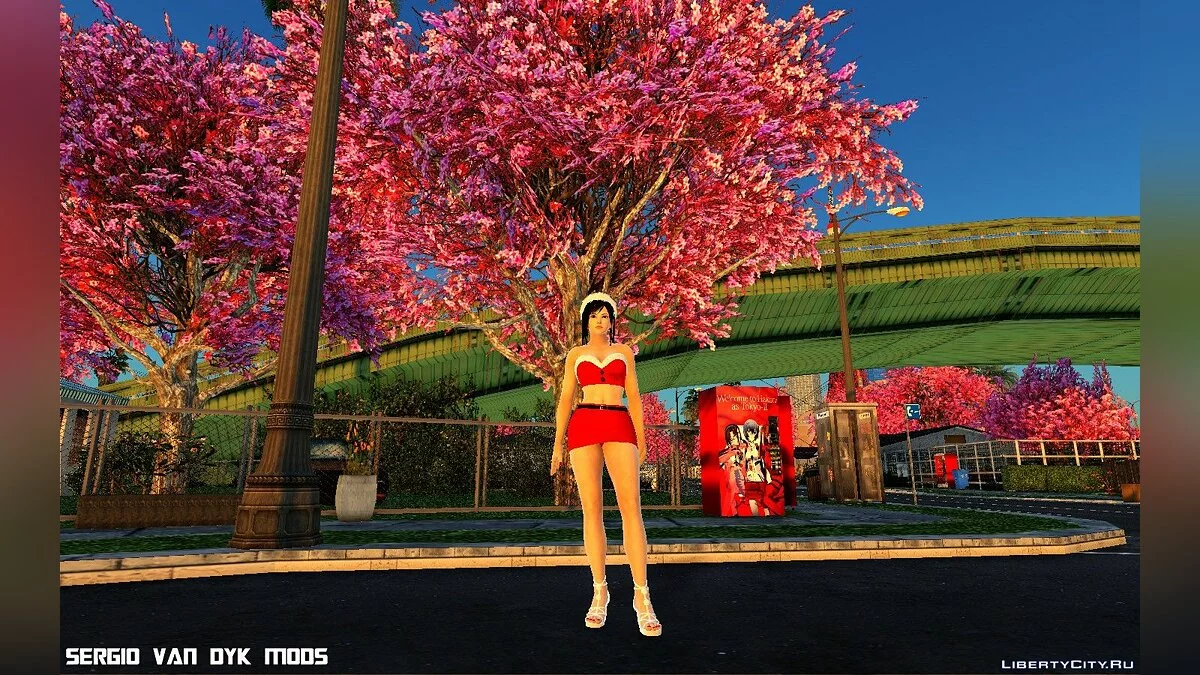 Кокоро в рождественской одежде / GTA San Andreas