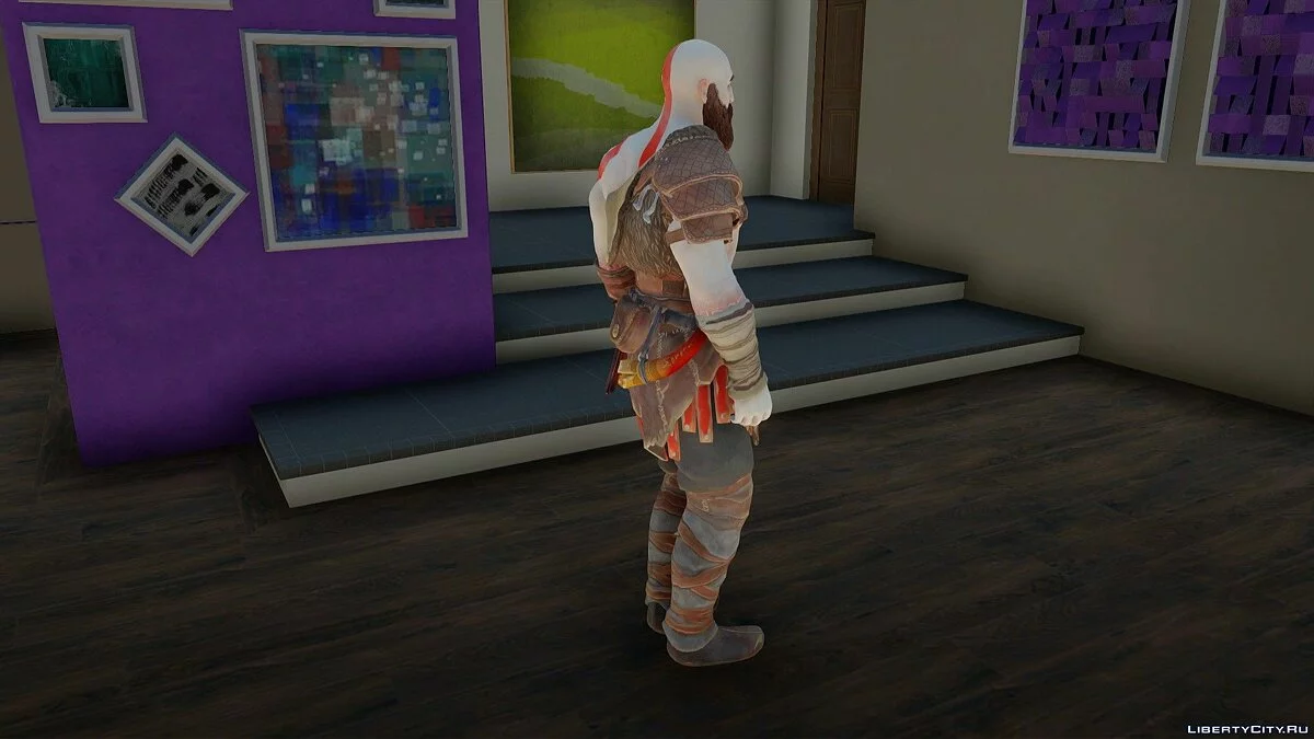 Кратос из Fortnite / GTA San Andreas