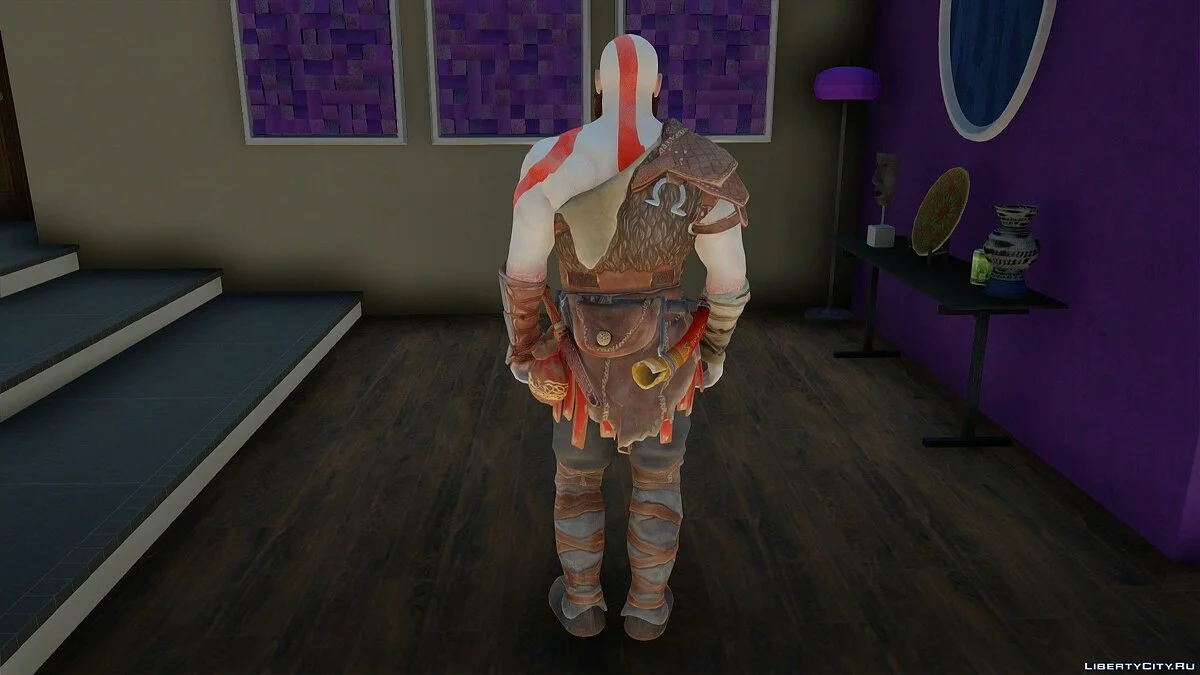 Кратос из Fortnite / GTA San Andreas