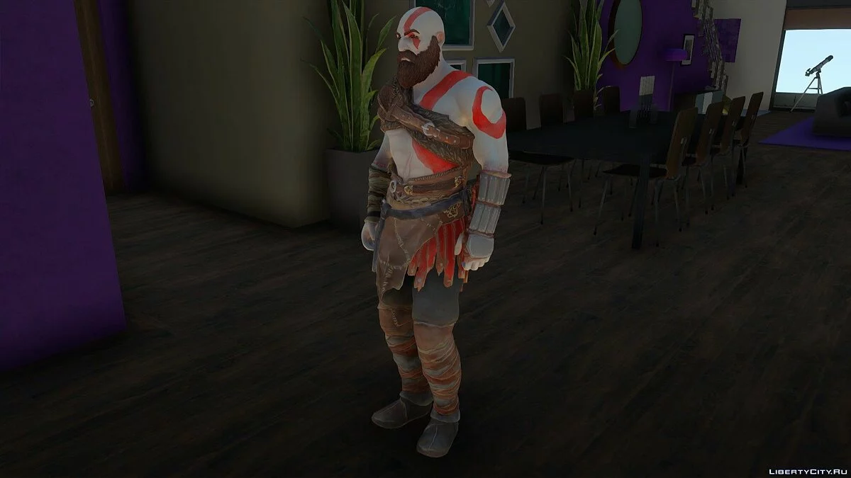 Кратос из Fortnite / GTA San Andreas