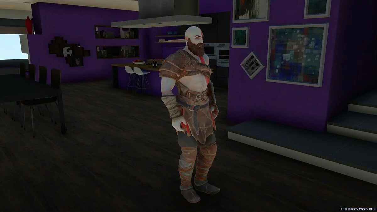 Кратос из Fortnite / GTA San Andreas