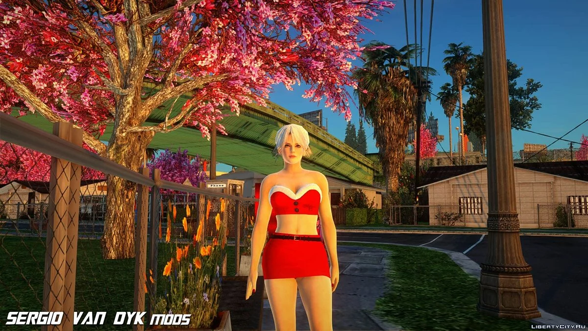 Кристи в рождественской одежде / GTA San Andreas