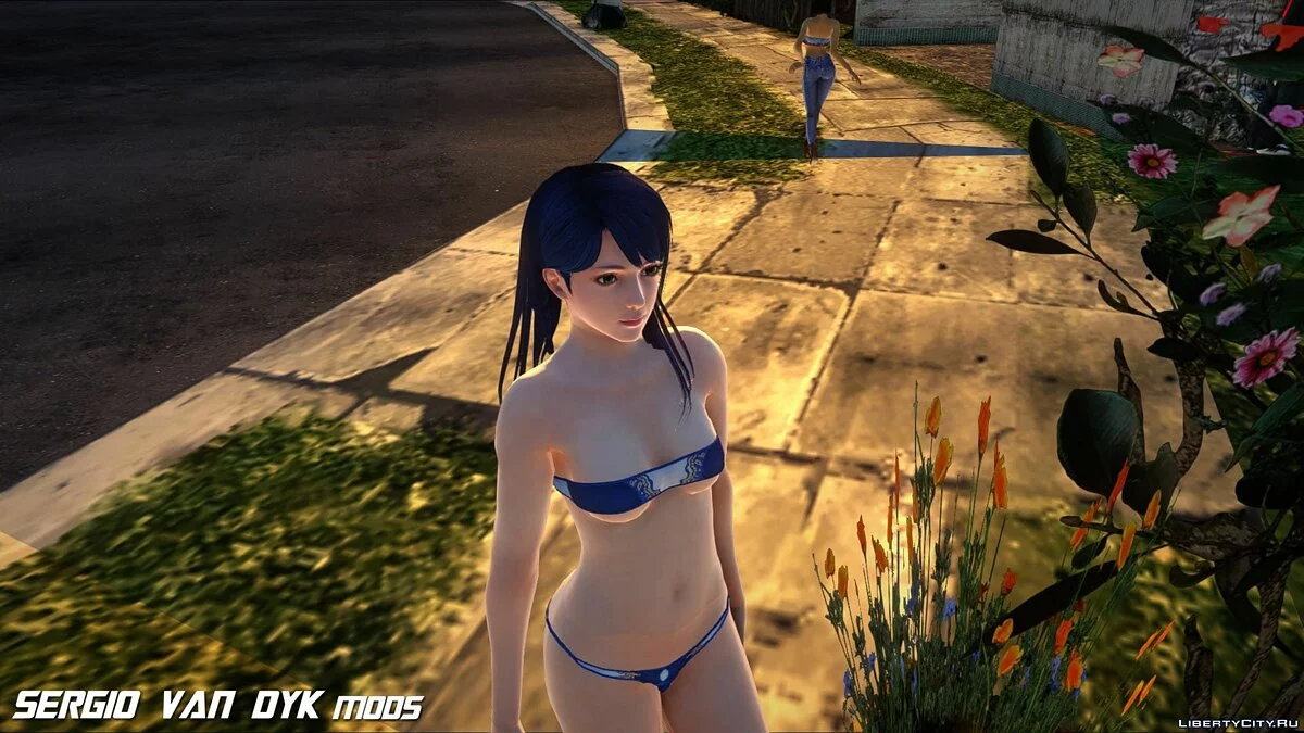 Лобелия в Бикини из Dead or Alive Xtreme: Venus Vacation / GTA San Andreas