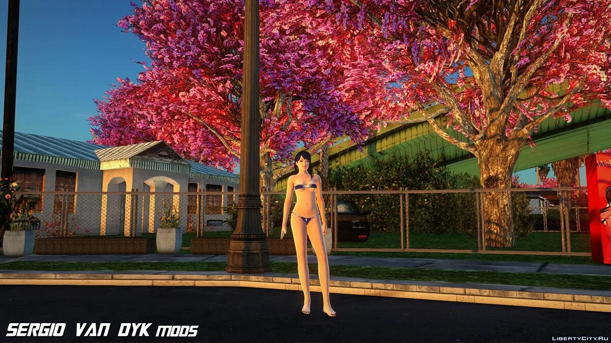 Лобелия в Бикини из Dead or Alive Xtreme: Venus Vacation / GTA San Andreas