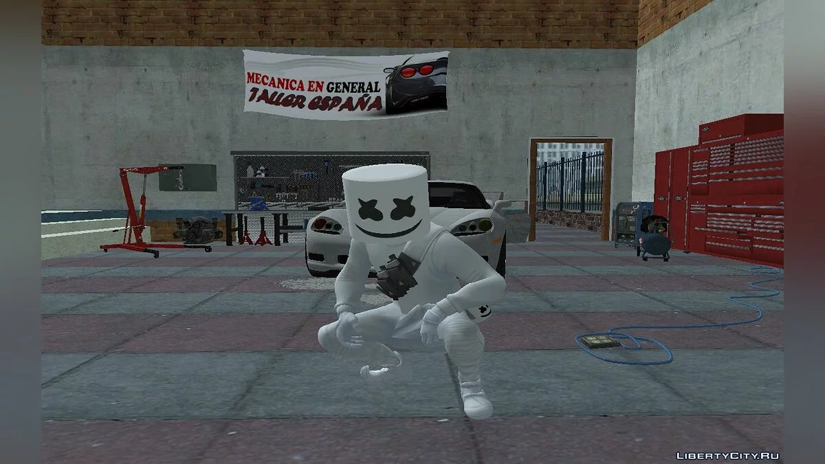 Marshmello из Фортнайт / GTA San Andreas