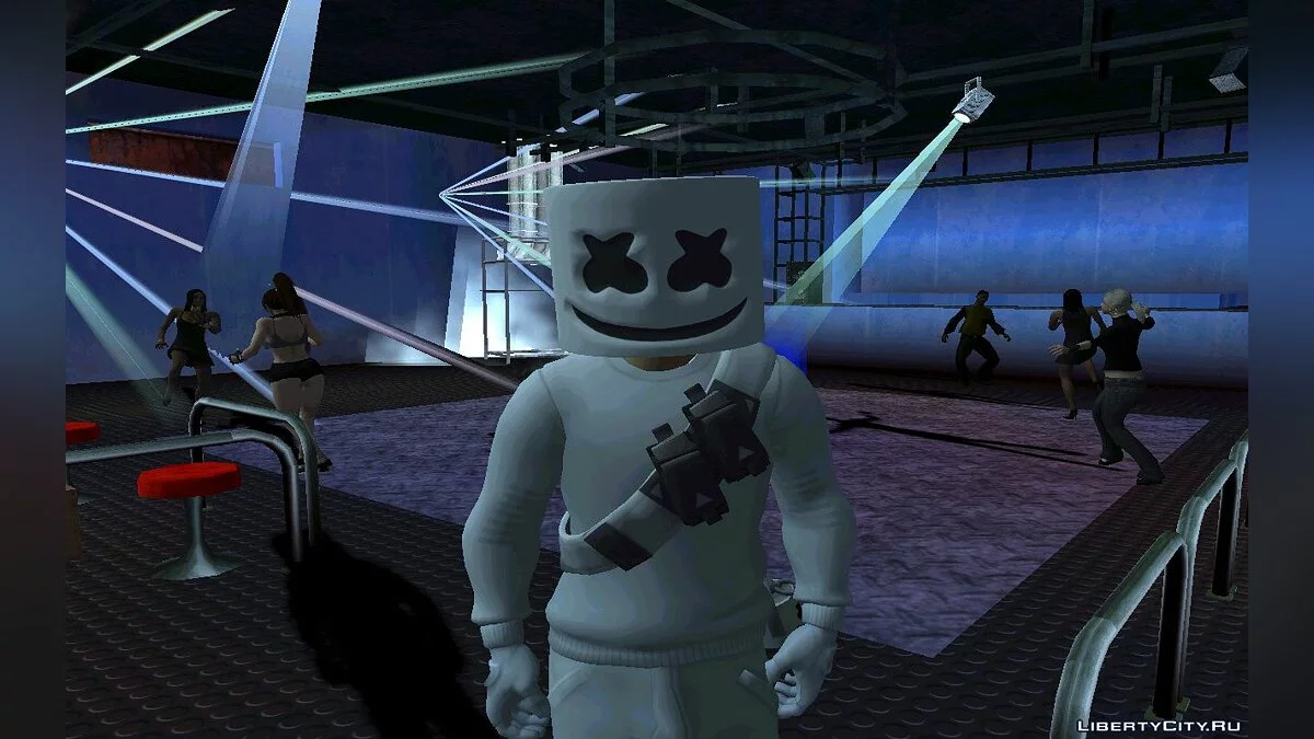Marshmello из Фортнайт / GTA San Andreas