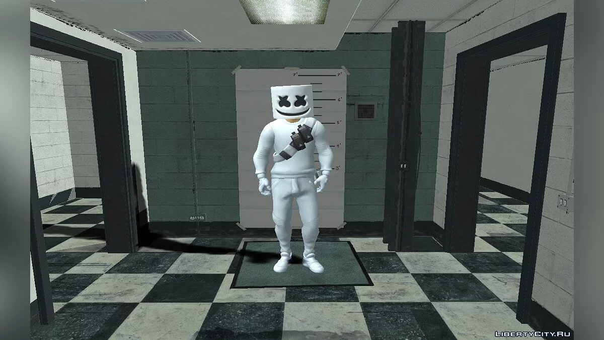 Marshmello из Фортнайт / GTA San Andreas