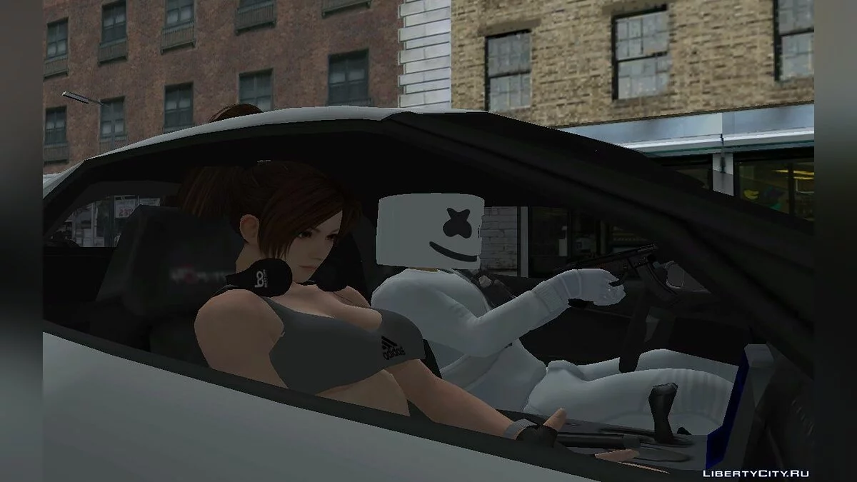 Marshmello из Фортнайт / GTA San Andreas