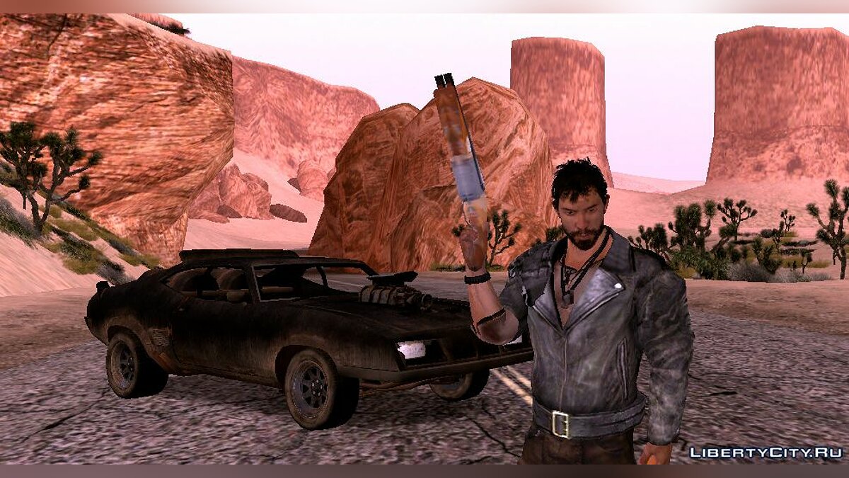 Скачать Max Rockatansky with Jacket from the game Mad Max для GTA San  Andreas