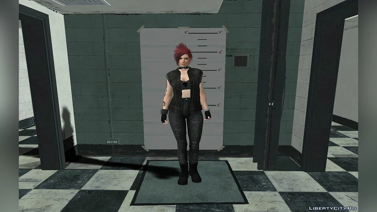 Мила в повседневном байкерском снаряжении  / GTA San Andreas
