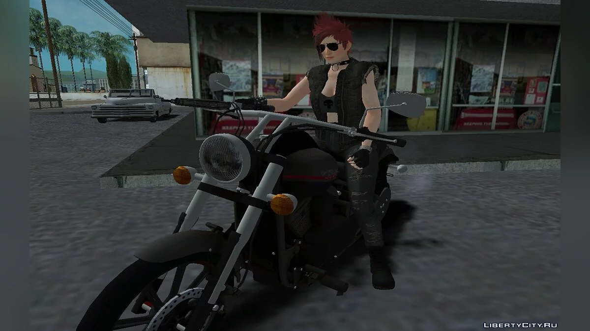 Мила в повседневном байкерском снаряжении  / GTA San Andreas