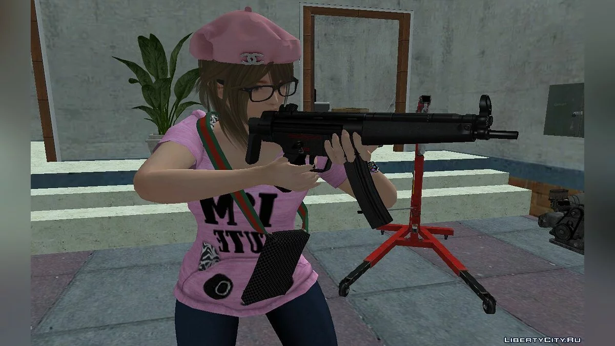 Мисаки в стильной повседневной одежде / GTA San Andreas