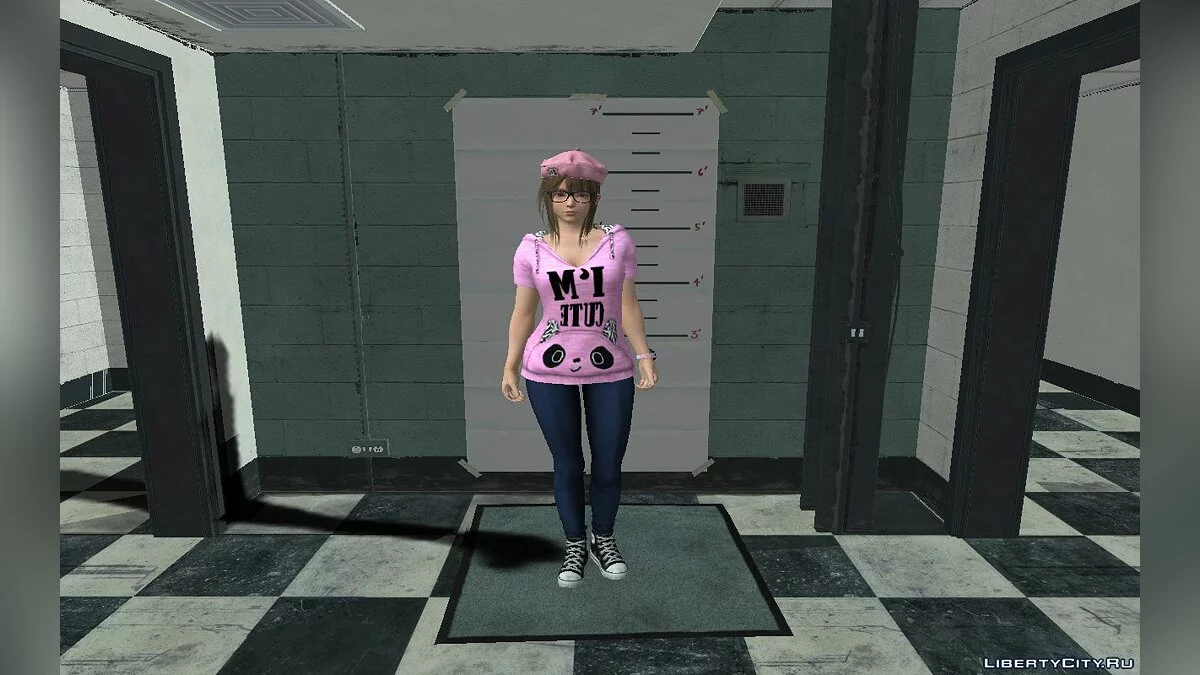 Мисаки в стильной повседневной одежде / GTA San Andreas