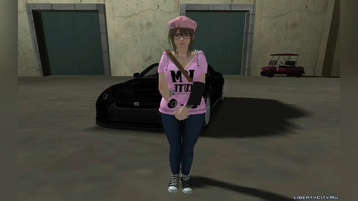 Мисаки в стильной повседневной одежде / GTA San Andreas