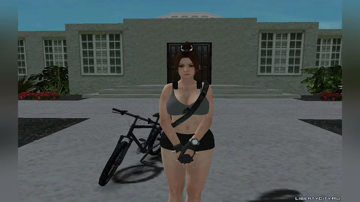 Мэй Ширануи в спортивном зале (Я боец) / GTA San Andreas