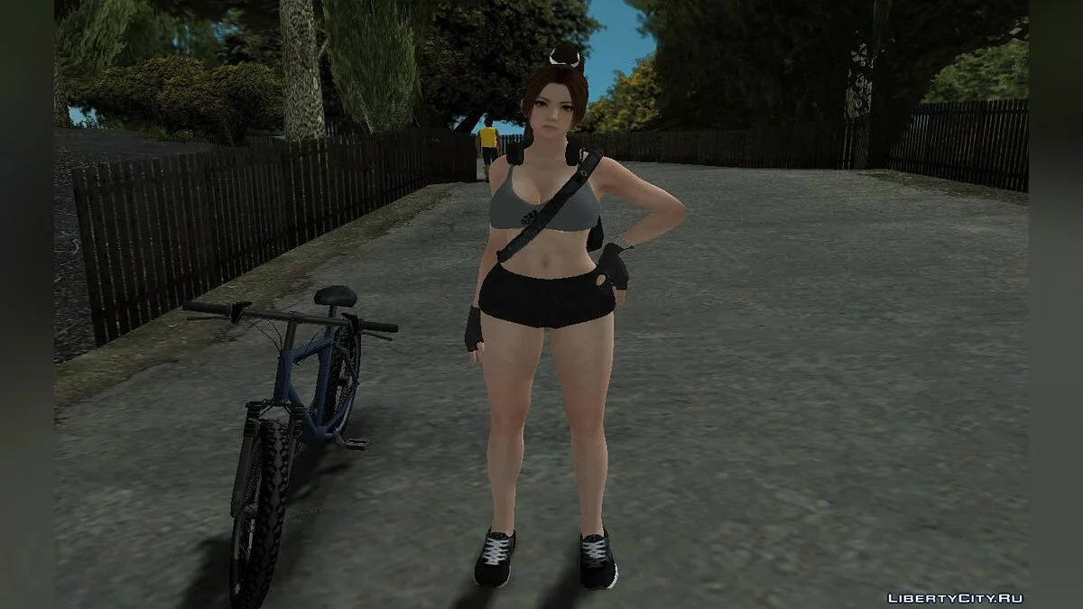 Мэй Ширануи в спортивном зале (Я боец) / GTA San Andreas