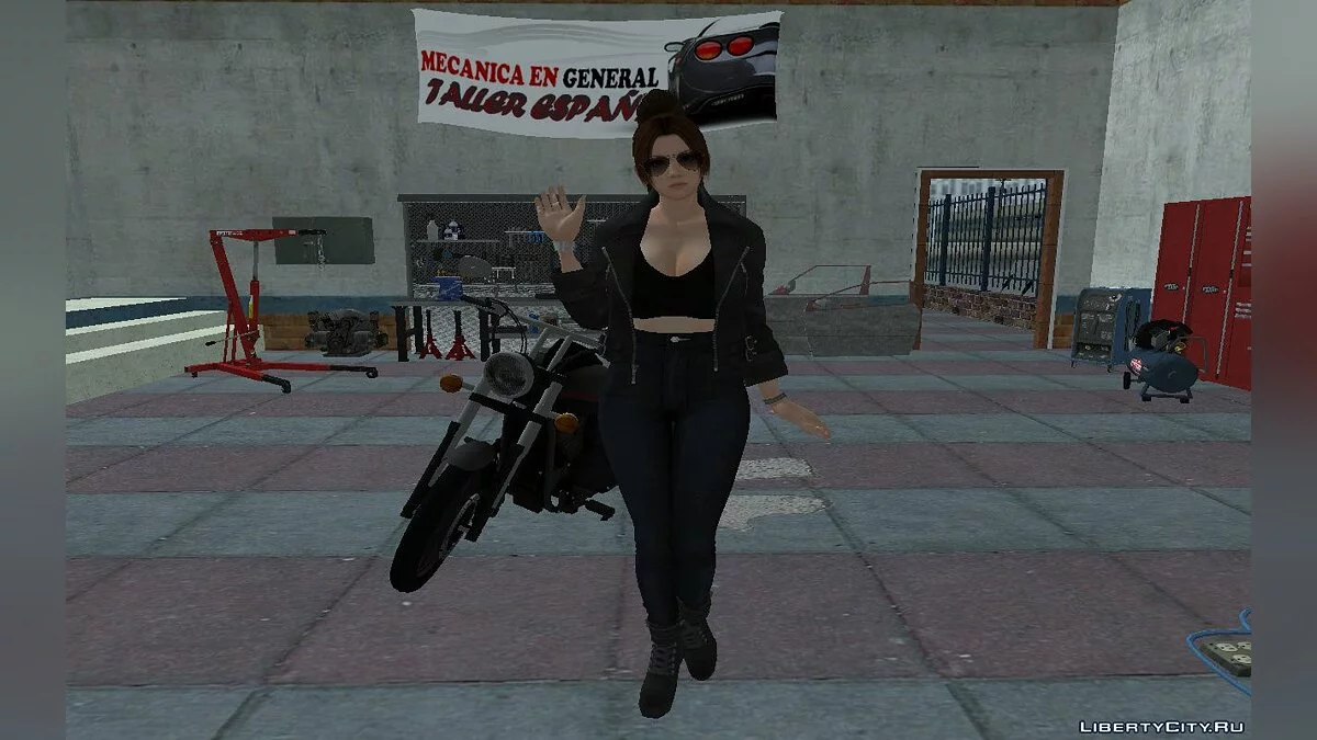 Мэй Ширануи в стильном повседневном наряде / GTA San Andreas