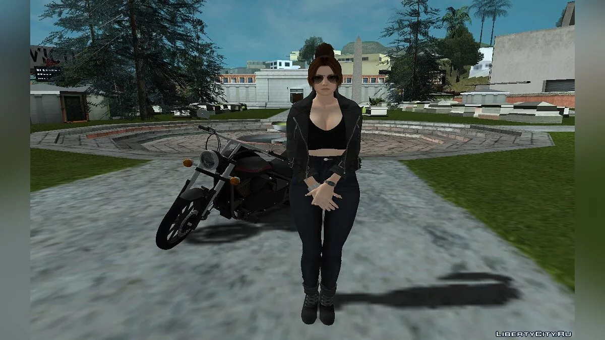 Мэй Ширануи в стильном повседневном наряде / GTA San Andreas