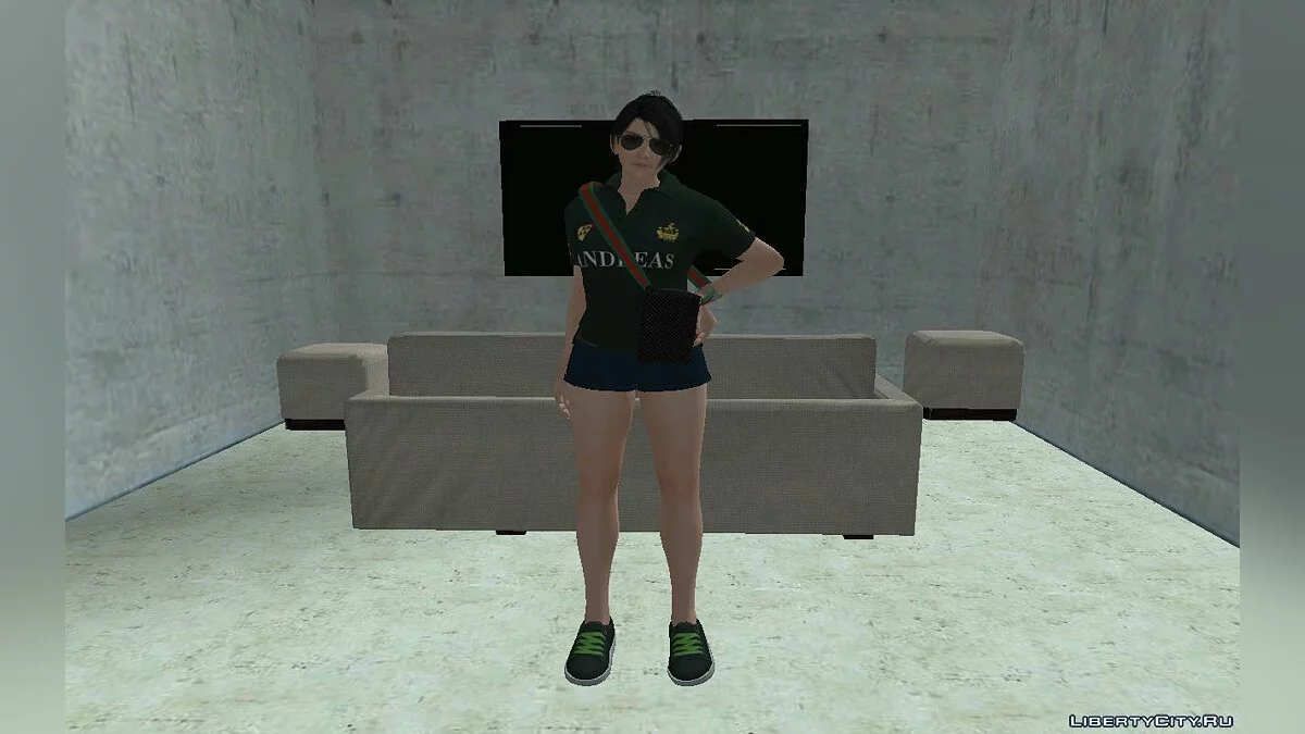 Момиджи в повседневной стильной одежде  / GTA San Andreas