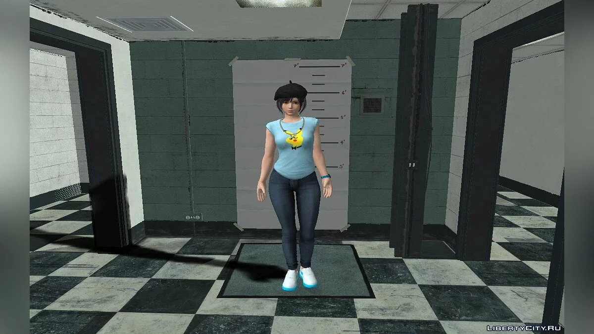 Нагиса в повседневной стильной одежде  / GTA San Andreas