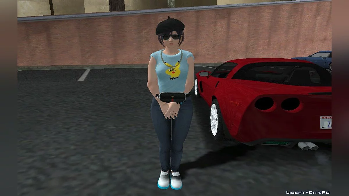 Нагиса в повседневной стильной одежде  / GTA San Andreas