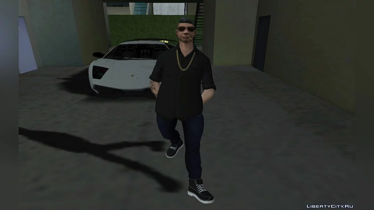 Новый Cwmohb1 в повседневной одежде с новыми волосами V10 / GTA San Andreas