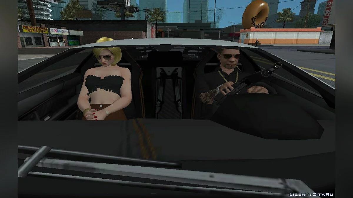 Новый Cwmohb1 в повседневной одежде с новыми волосами V10 / GTA San Andreas