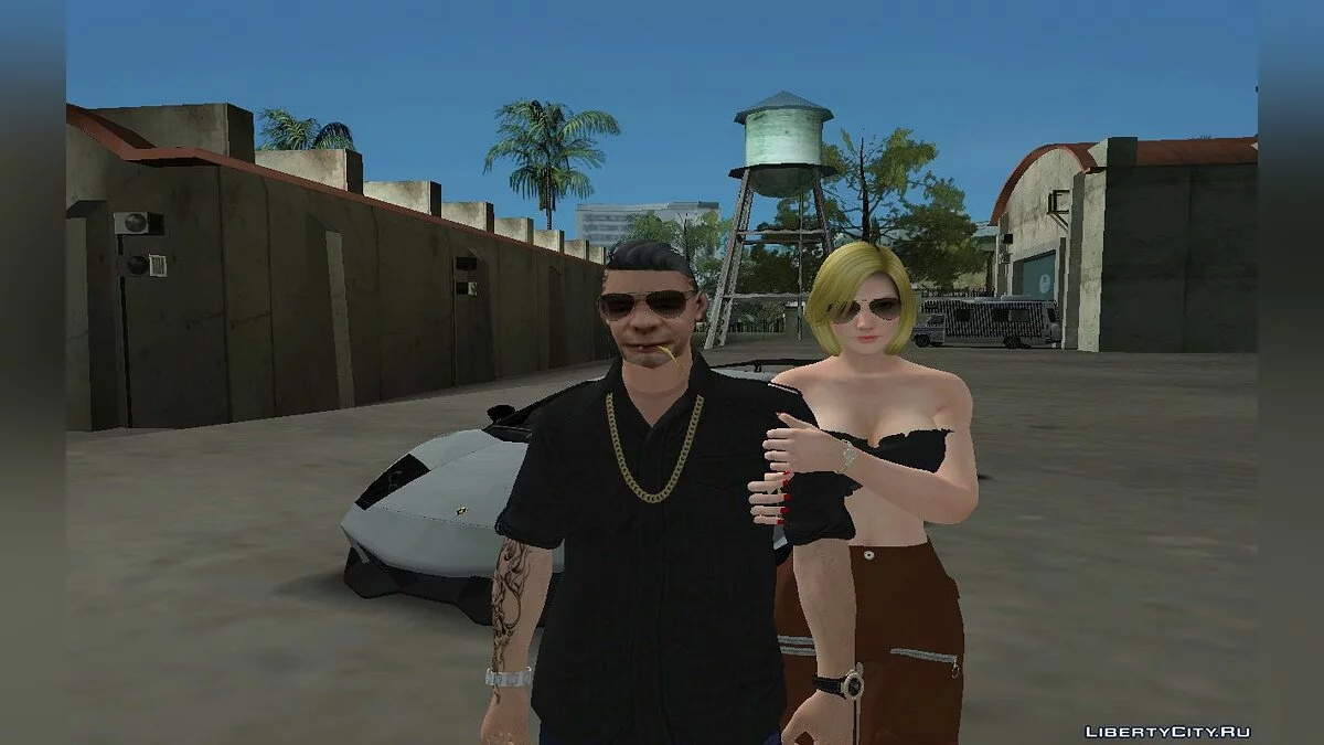 Новый Cwmohb1 в повседневной одежде с новыми волосами V10 / GTA San Andreas