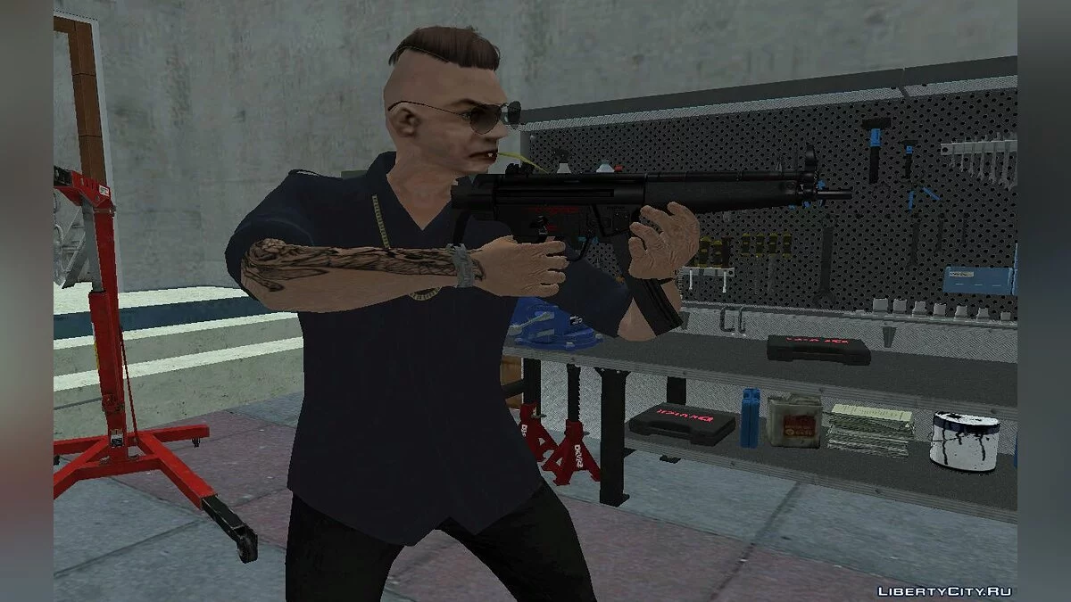 Новый  Cwmyhb1 в повседневной одежде и с новыми волосами V10 / GTA San Andreas