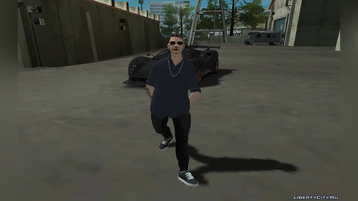 Новый  Cwmyhb1 в повседневной одежде и с новыми волосами V10 / GTA San Andreas