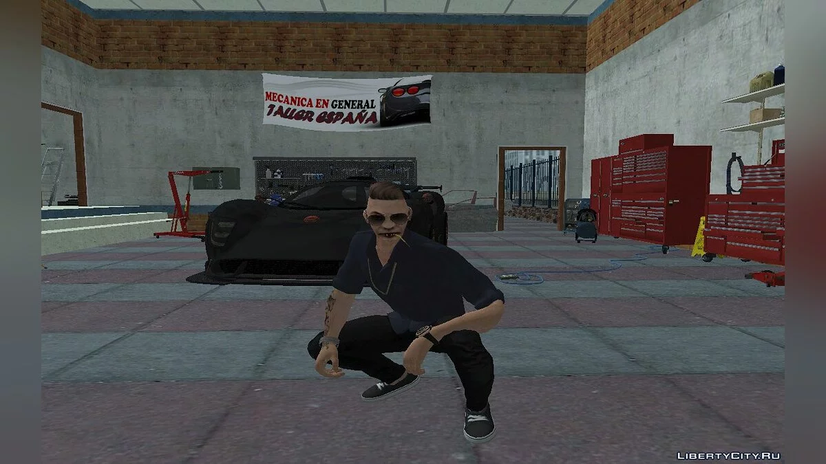 Новый  Cwmyhb1 в повседневной одежде и с новыми волосами V10 / GTA San Andreas