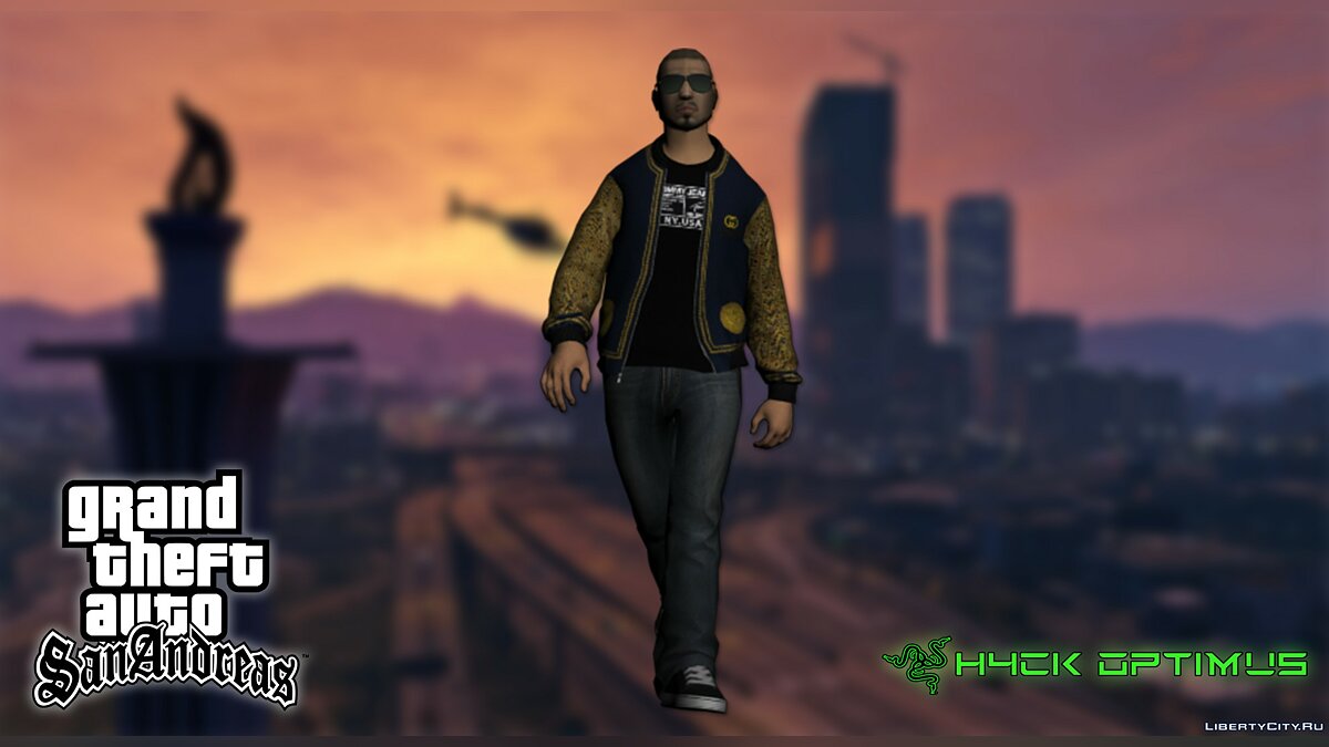 Скачать Новый скин Цезаря в повседневной одежде V1 для GTA San Andreas