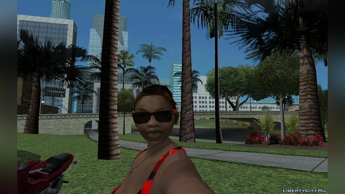 Новый скин Кендл в повседневной одежде V1 / GTA San Andreas