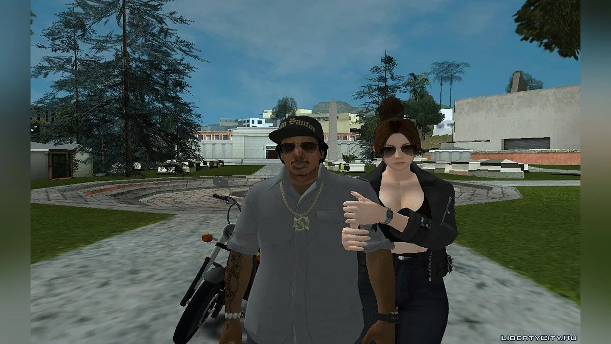 Новый скин Райдера в повседневной одежде V4 / GTA San Andreas