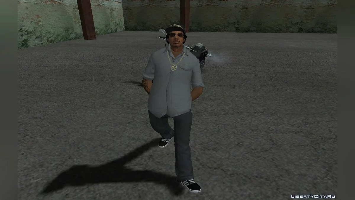 Новый скин Райдера в повседневной одежде V4 / GTA San Andreas