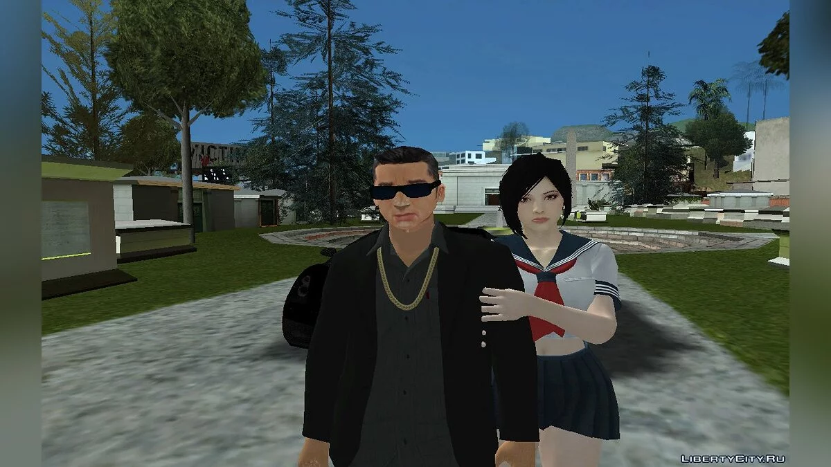 Новый скин Вузи в повседневной одежде v4 / GTA San Andreas