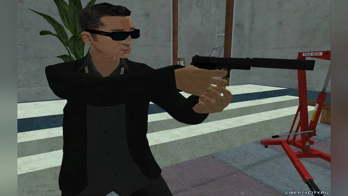 Новый скин Вузи в повседневной одежде v4 / GTA San Andreas