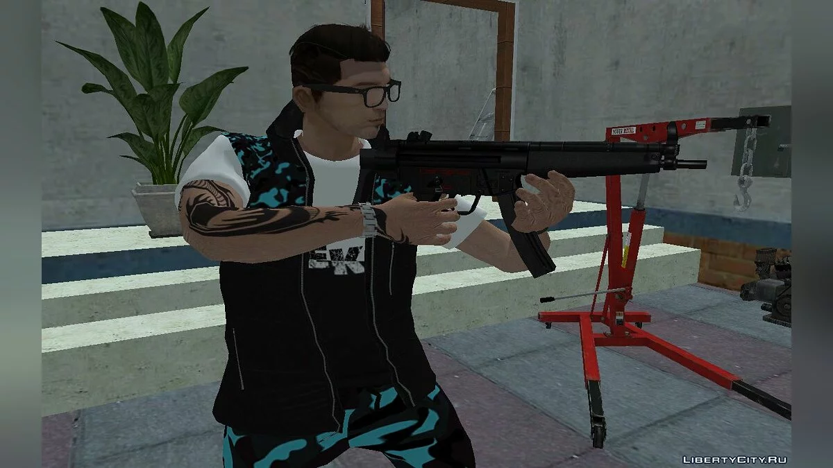 Новый скин Зеро в повседневной одежде с новым цветом волос v10  / GTA San Andreas