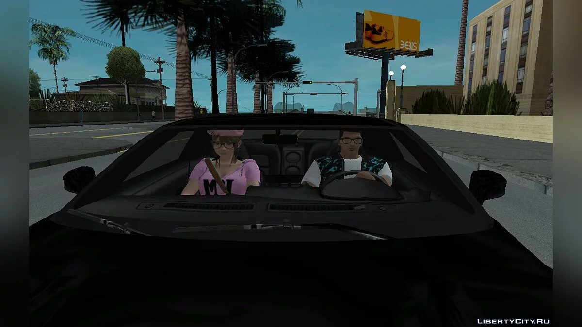 Новый скин Зеро в повседневной одежде с новым цветом волос v10  / GTA San Andreas