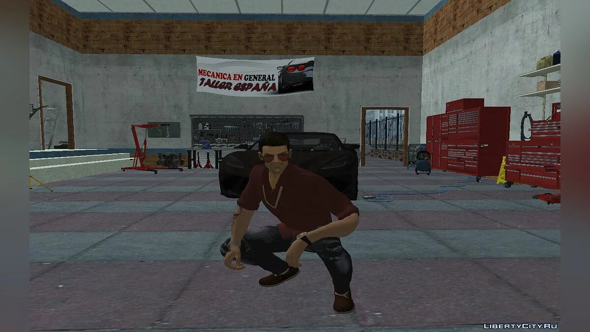Новый Томми Версетти в повседневной одежде с новыми волосами V10 / GTA San Andreas