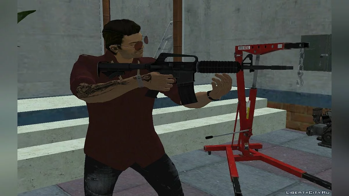 Новый Томми Версетти в повседневной одежде с новыми волосами V10 / GTA San Andreas