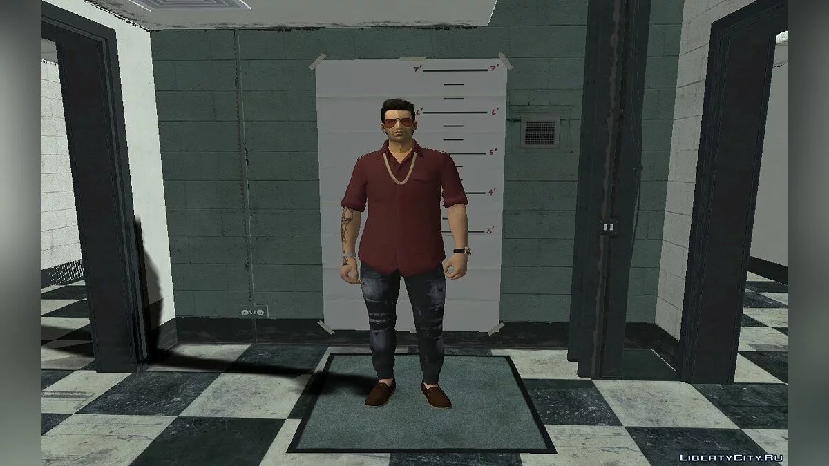 Новый Томми Версетти в повседневной одежде с новыми волосами V10 / GTA San Andreas