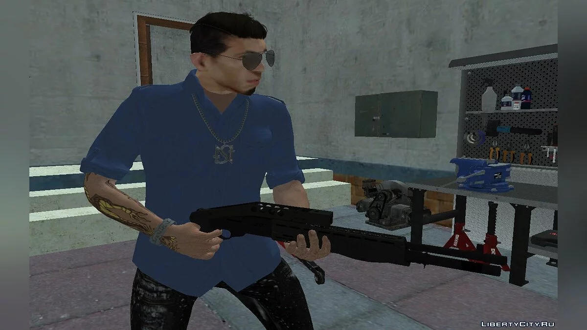 Новый Wmybmx в повседневной одежде с новым цветом волос v1  / GTA San Andreas