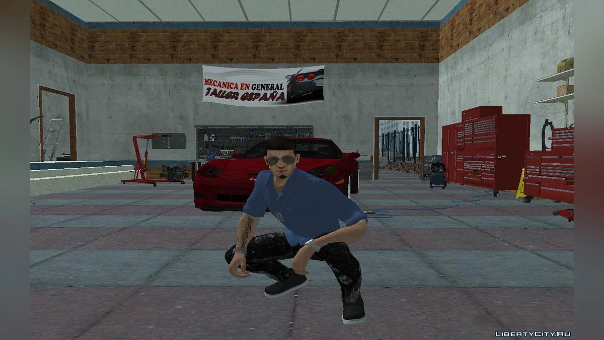 Новый Wmybmx в повседневной одежде с новым цветом волос v1  / GTA San Andreas