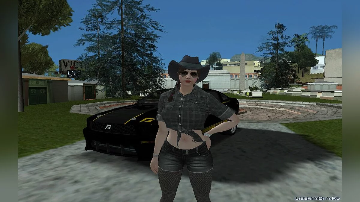 Рандомный скин из GTA Online - Деревенская одежда / GTA San Andreas