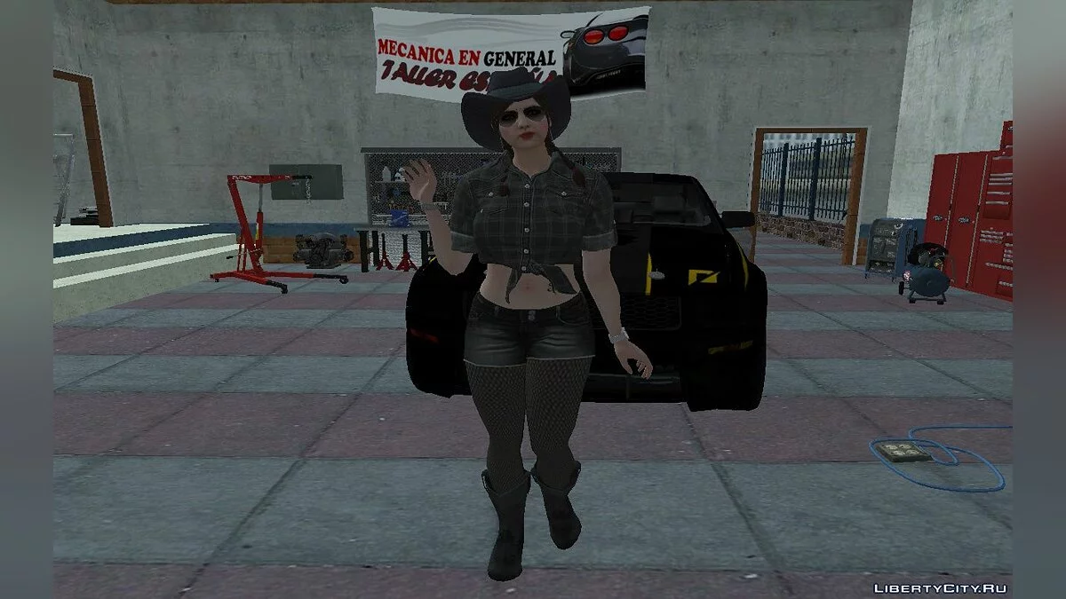 Рандомный скин из GTA Online - Деревенская одежда / GTA San Andreas