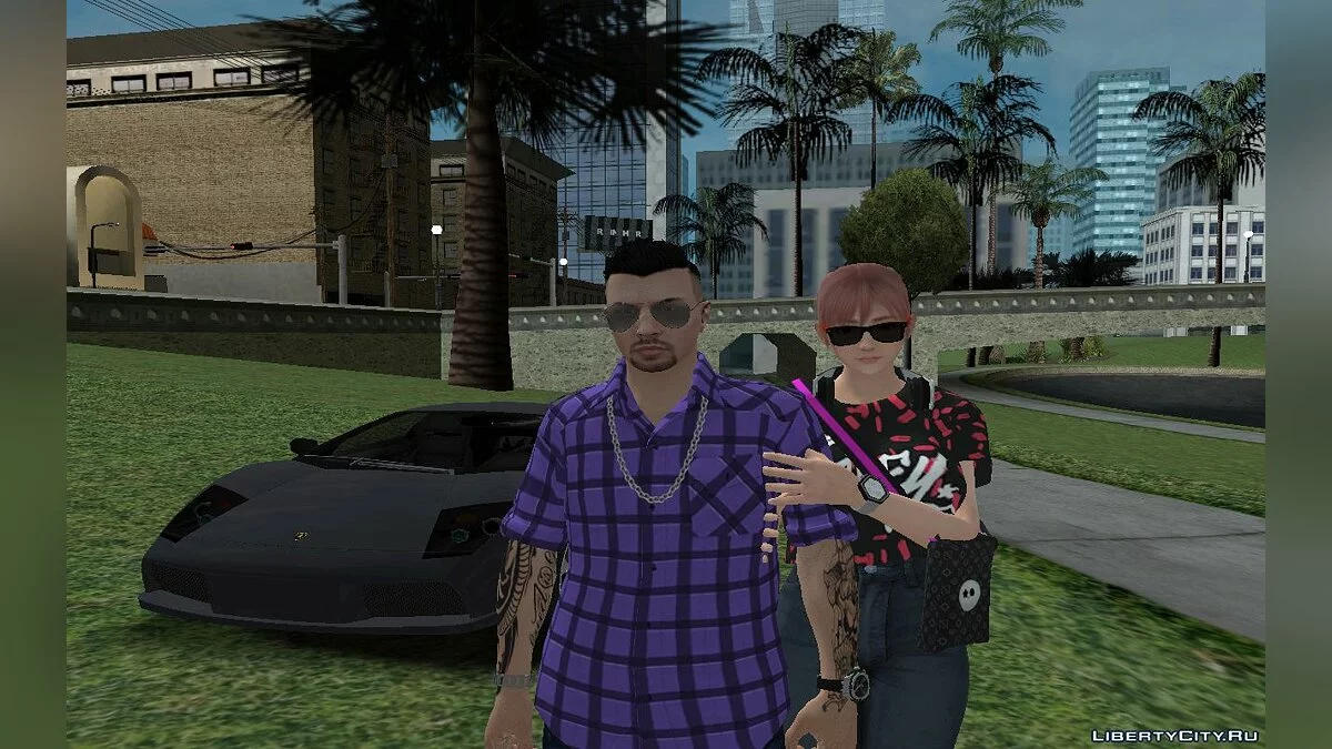 Рандомный скин мужчины из GTA Online #8 / GTA San Andreas