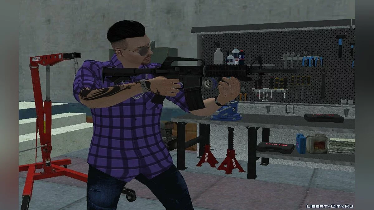 Рандомный скин мужчины из GTA Online #8 / GTA San Andreas