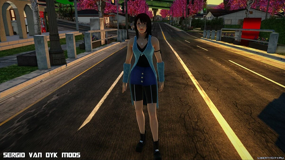 Риноа Хартилли из Dissidia: Final Fantasy / GTA San Andreas